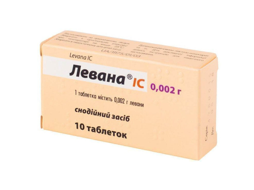 Ціни на Левана IC табл. 2 мг №10