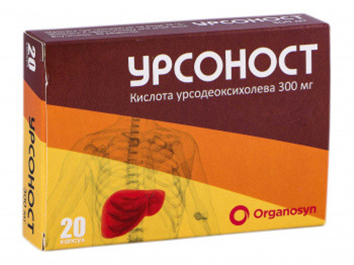 Цены на Урсоност капс. 300 мг №20 (10х2)