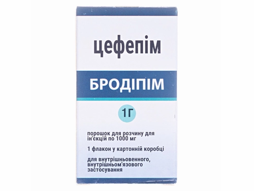 Цены на Бродипим 1 г пор. для раствора для ин. 1000 мг фл. №1