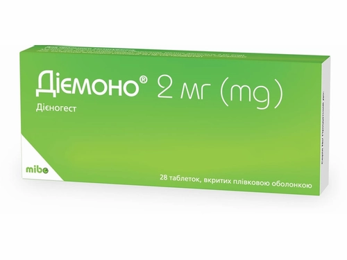 Ціни на Діємоно табл. в/о 2 мг №28