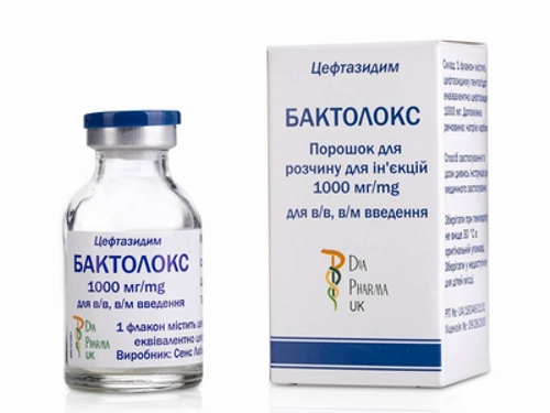 Ціни на Бактолокс пор. для розчину для ін. фл. 1000 мг №1