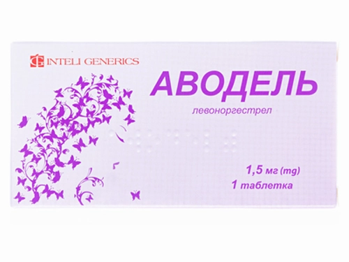 Ціни на Аводель табл. 1,5 мг №1 (1х1)