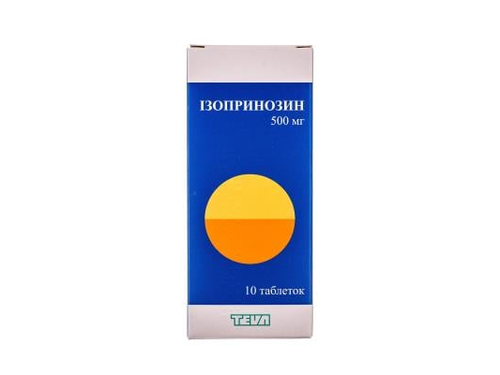 Ціни на Ізопринозин табл. 500 мг №10