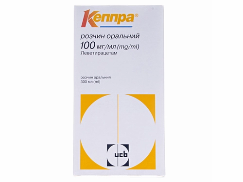 Ціни на Кеппра розчин орал. 100 мг/мл фл. 300 мл