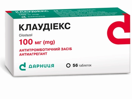Ціни на Клаудіекс табл. 100 мг №56 (28х2)