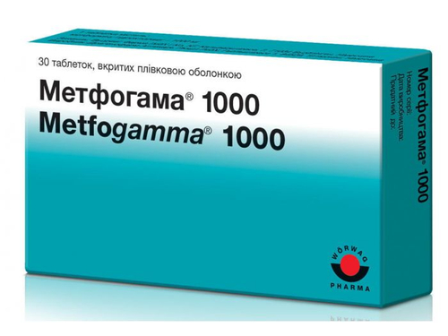 Цены на Метфогамма 1000 табл. п/о 1000 мг №30 (15х2)