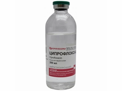 Ціни на Ципрофлоксацин розчин для інф. 2 мг/мл пляш. 200 мл