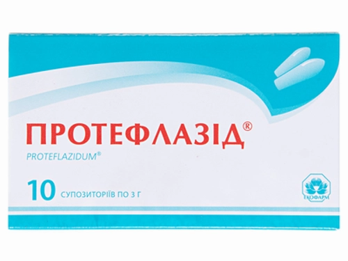 Цены на Протефлазид супп. 3 г №10 (5х2)