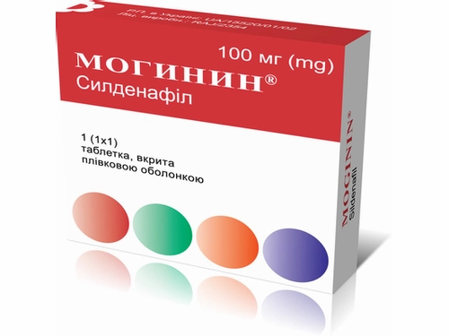 Ціни на Могинин табл. в/о 100 мг №1