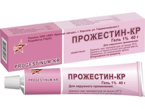 Ціни на Прожестін-КР гель 10 мг/г туба 40 г