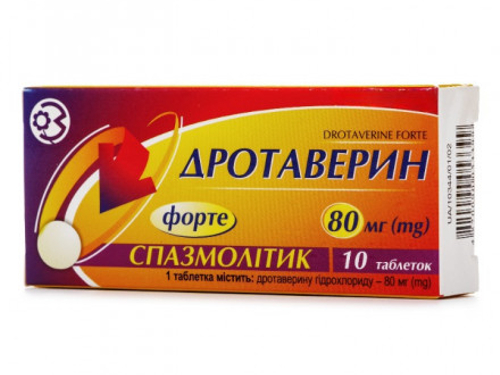 Цены на Дротаверин форте табл. 80 мг №10