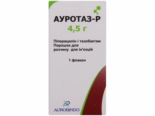 Цены на Ауротаз-Р пор. для раствора для ин. фл. 4,5 г №1