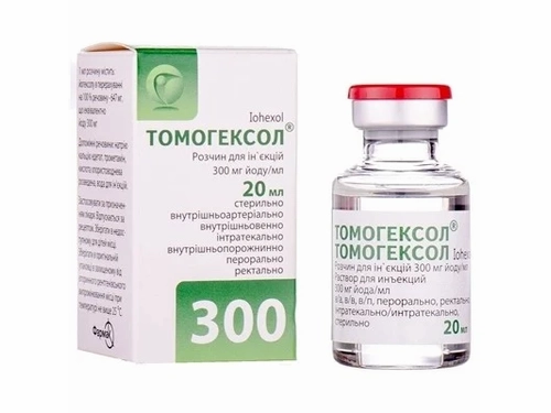 Цены на Томогексол раствор для ин. 300 мг йода/мл фл. 20 мл