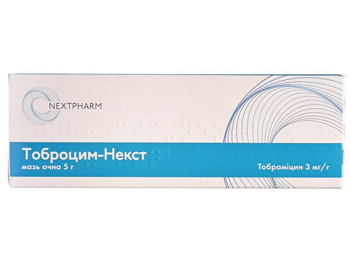 Ціни на Тоброцим-Некст мазь очна 3 мг/г туба 5 г