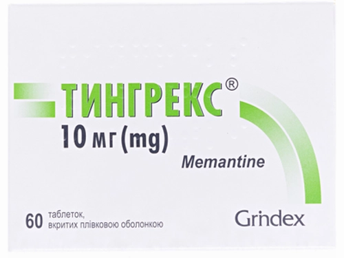 Ціни на Тингрекс табл. в/о 10 мг №60 (10х6)