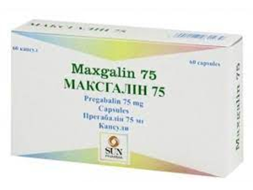 Цены на Максгалин 75 капс. 75 мг №60 (10х6)