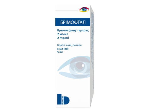 Ціни на Брімофтал краплі очні розчин 2 мг/мл фл. 5 мл