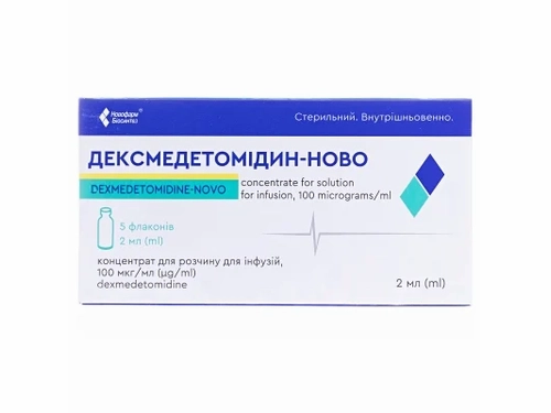 Ціни на Дексмедетомідин-Ново конц. для розчину для інф. 100 мкг/мл фл. 2 мл №5