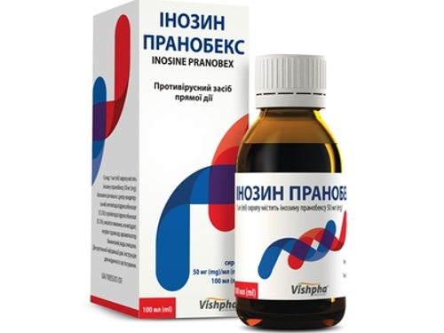 Цены на Инозин пранобекс сироп 50 мг/мл фл. 100 мл