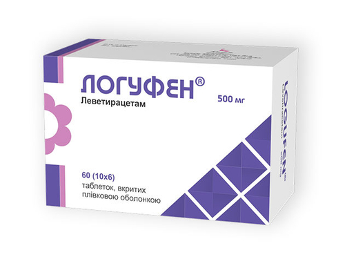 Логуфен табл. п/о 500 мг №60 (10х6)