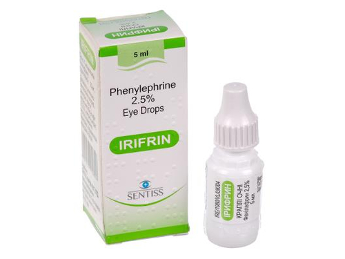 Ірифрин краплі очні 2,5% фл. 5 мл