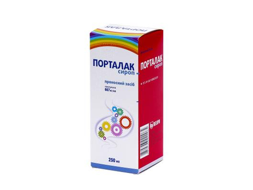 Ціни на Порталак сироп 667 мг/мл фл. 250 мл №1