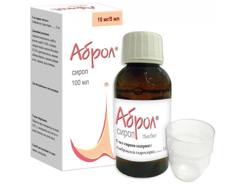 Ціни на Аброл сироп 15 мг/5 мл фл. 100 мл