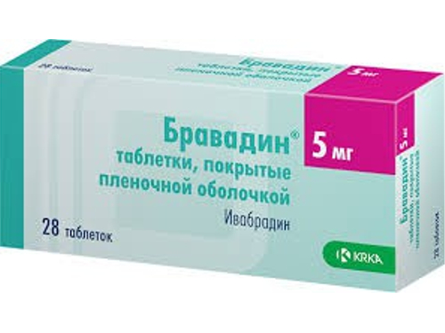 Ціни на Бравадин табл. в/о 5 мг №28 (14х2)