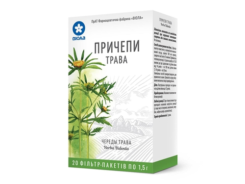 Ціни на Причепи трава фільтр-пакет 1,5 г №20