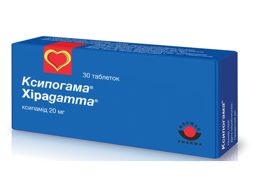 Ціни на Ксипогама табл. 20 мг №30 (10х3)