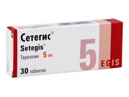 Ціни на Сетегис табл. 5 мг №30 (10х3)