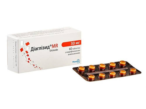 Ціни на Діаглізид MR табл. 30 мг №60 (10х6)