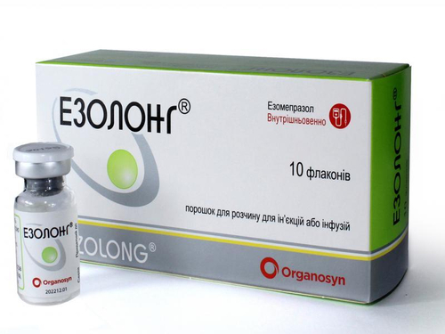 Ціни на Езолонг пор. для розчину для ін. та інф. 40 мг фл. №10