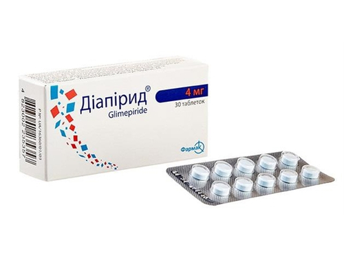 Цены на Диапирид табл. 4 мг №30 (10х3)