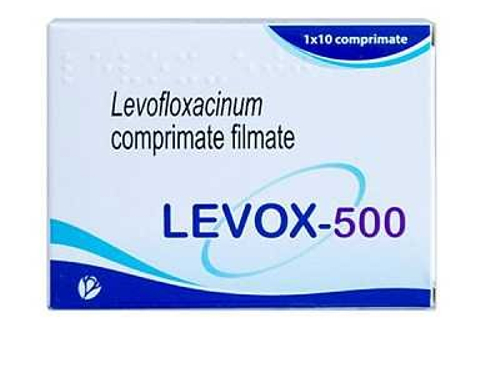 Ціни на Левокс-500 табл. в/о 500 мг №10