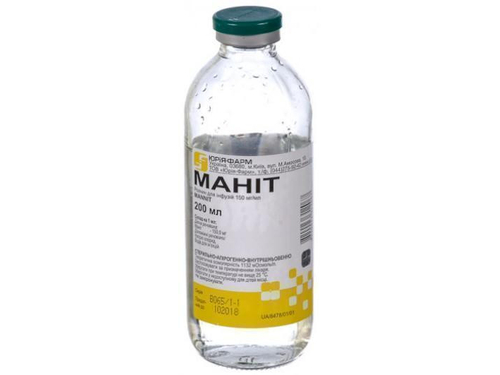 Маннит раствор для инф. 150 мг/мл бут. 200 мл