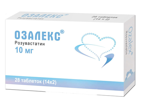 Ціни на Озалекс табл. в/о 10 мг №28 (14х2)