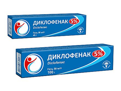 Цены на Диклофенак гель 50 мг/г туба 40 г