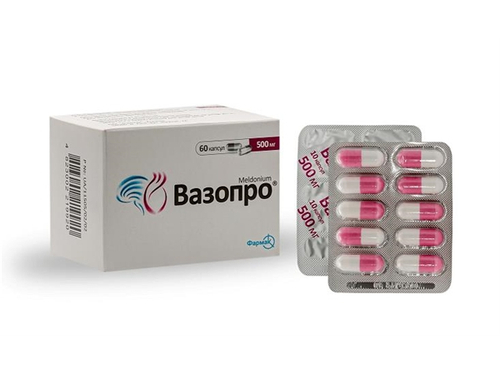 Цены на Вазопро капс. 500 мг №60 (10х6)