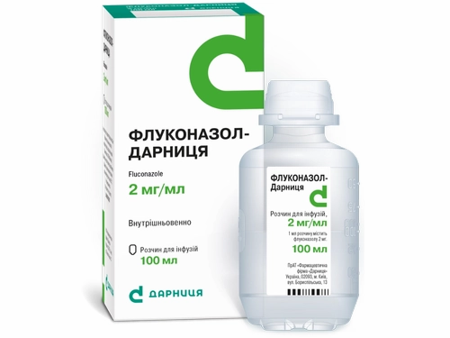 Цены на Флуконазол-Дарница раствор для инф. 2 мг/мл фл. 100 мл