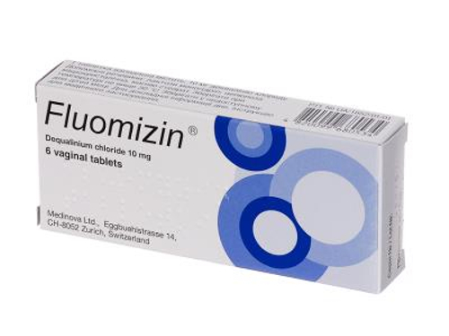 Флуомизин табл. вагин. 10 мг №6