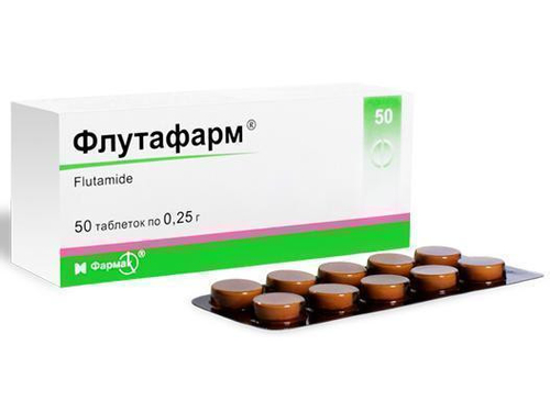 Флутафарм табл. 250 мг №50 (10х5)