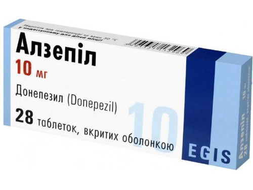 Алзепіл табл. 10 мг №28 (14х2)