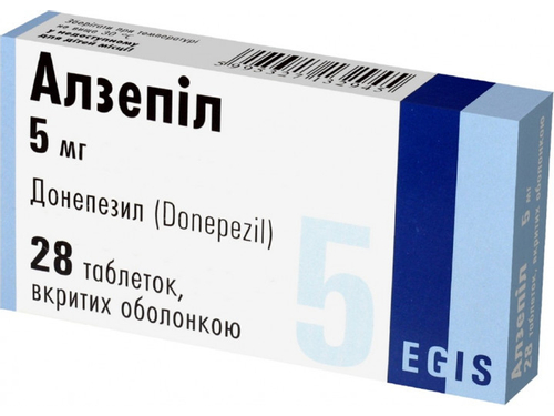 Алзепіл табл. 5 мг №28 (14х2)