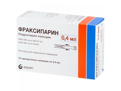Цены на Фраксипарин раствор для ин. шприц 0,4 мл №10