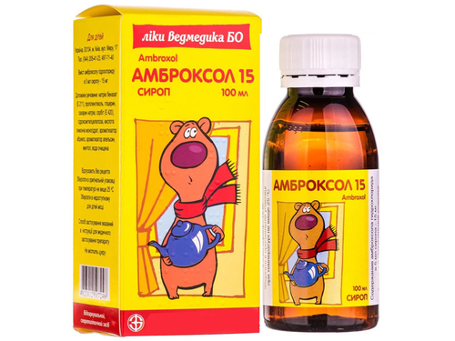 Ціни на Амброксол 15 сироп 15 мг/5 мл фл. 100 мл