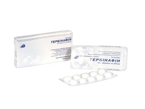Ціни на Тербінафін табл. 250 мг №10