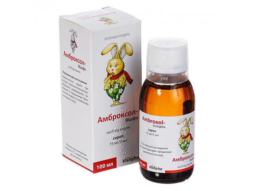 Цены на Амброксол-Вишфа сироп 15 мг/5 мл фл. 100 мл
