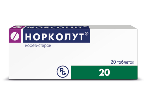 Норколут табл. 5 мг №20 (10х2)