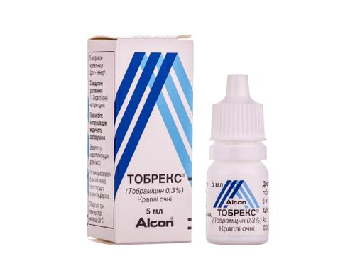 Ціни на Тобрекс 2Х краплі очні 3 мг/мл фл. 5 мл